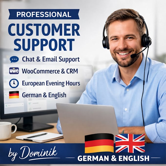 provide multilingual customer support in german and english