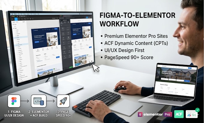 design a wordpress website using elementor pro