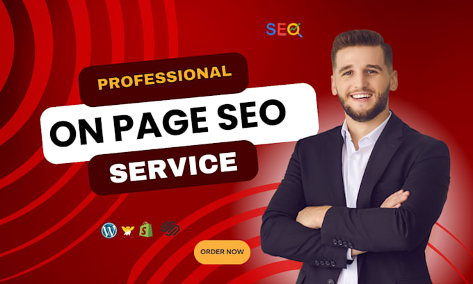 optimize website onpage SEO service wordpress shopify wix squarespace