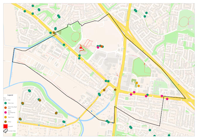 create professional gis maps, spatial analysis, and urban planning visuals