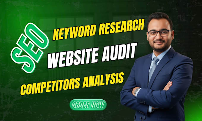 do advanced kgr keyword research, competitor analysis, and website audit