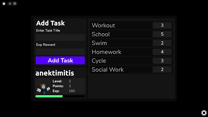 create a roblox gui for you