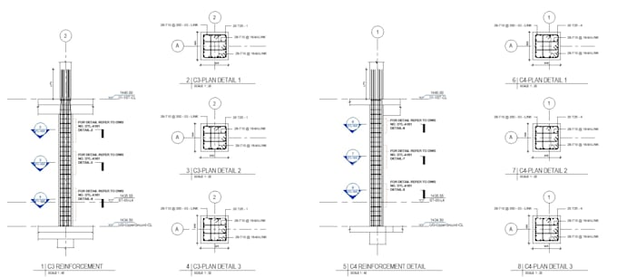 create structural drawings, bending schedule, takeoff in revit
