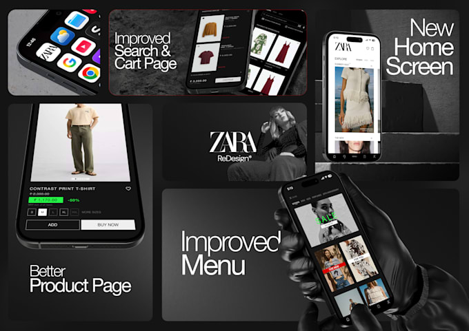design clean UI UX for your website