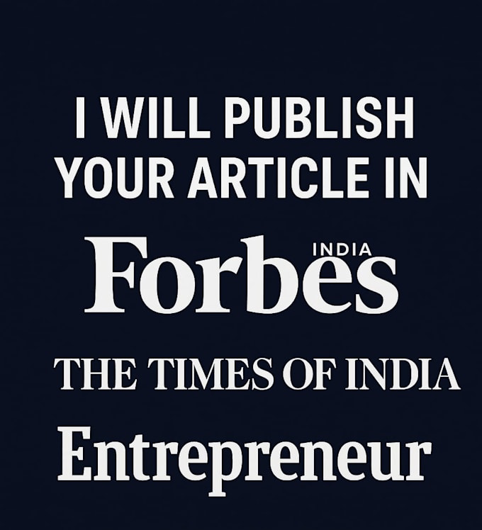 publish your article in top publications