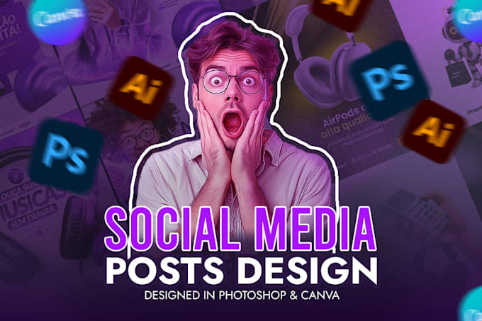 design modern instagram and facebook posts