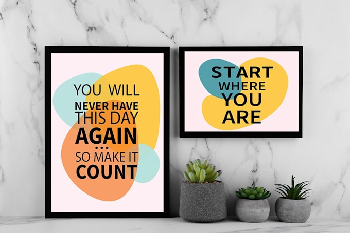 design minimalist typography poster word cloud and wall art
