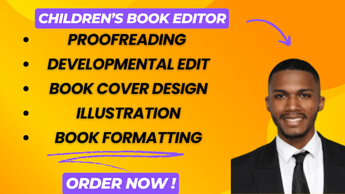 edit and proofread your children book for amazon KDP, children book editor