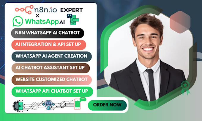 Whatsapp bot ,whatsapp automation ai chatbot, automatizacion n8n, n8n ...