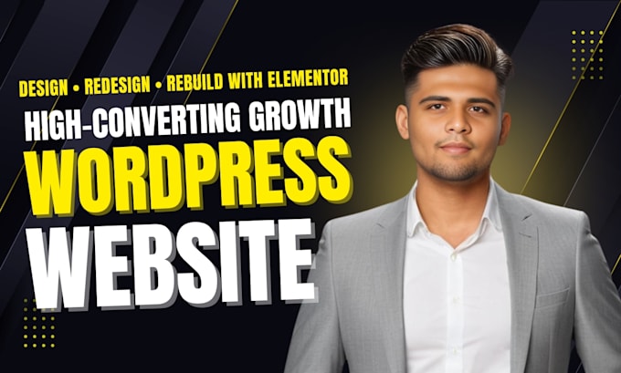 design, redesign or rebuild wordpress site to grow your business online