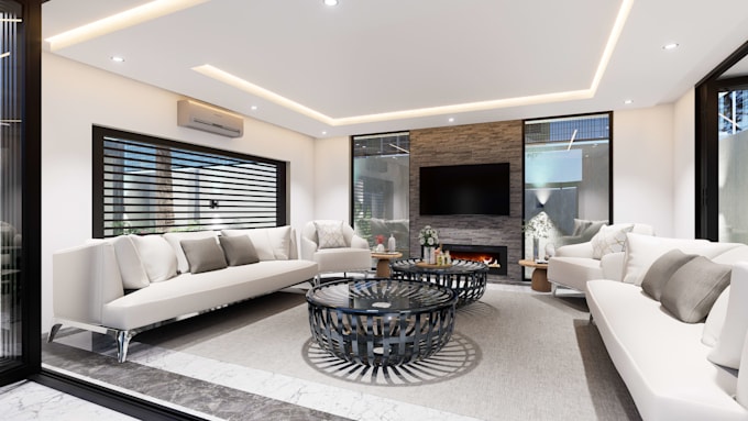 do 3d modeling architecture and 3d rendering