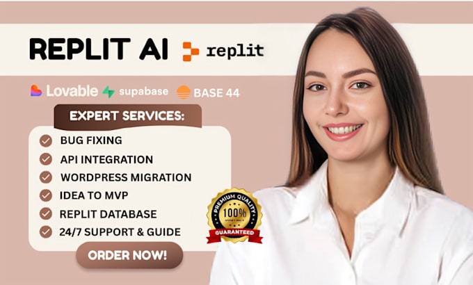 replit ai app replit bug fixing ai website base 44 lovable supabse  expert