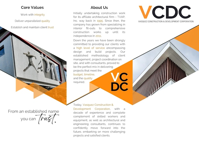 design professional bi fold, tri fold brochure and catalog