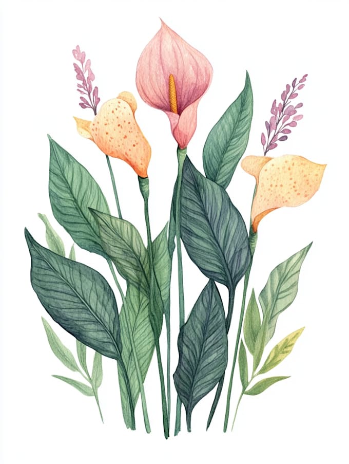 create a botanical illustration