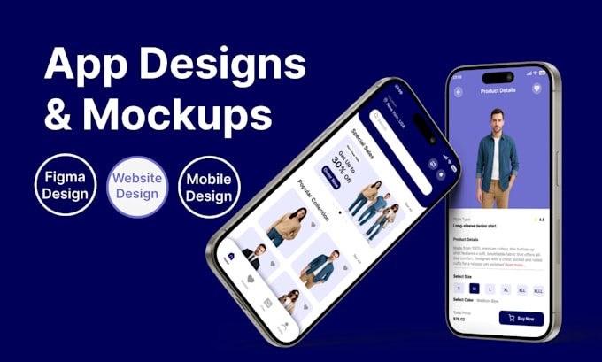 design modern clean and user friendly android app UI UX