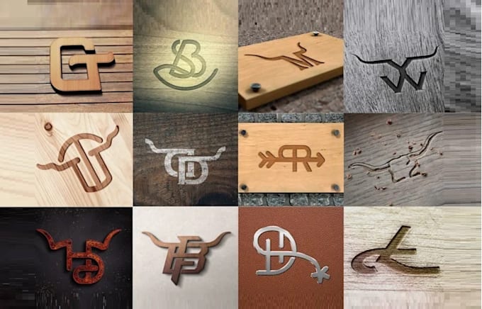 do cattle brand, western, ranch logo design