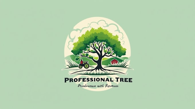 do unique professional farm logo design