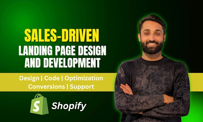 design and develop a high converting shopify landing page