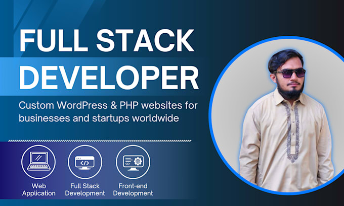 do custom website development full stack wordpress PHP developer