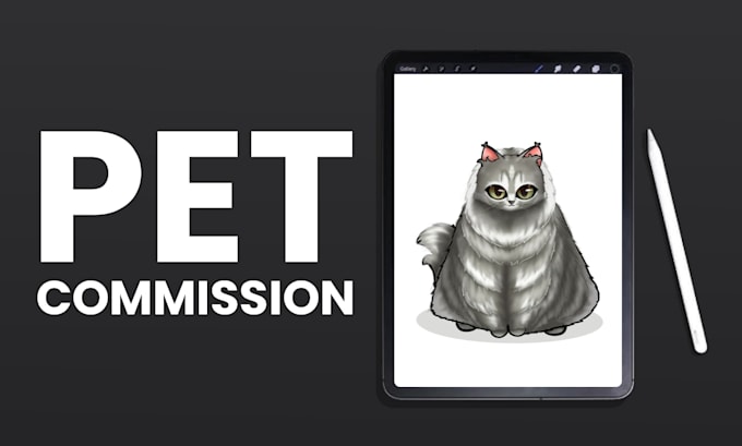 do art commission of pets or animals