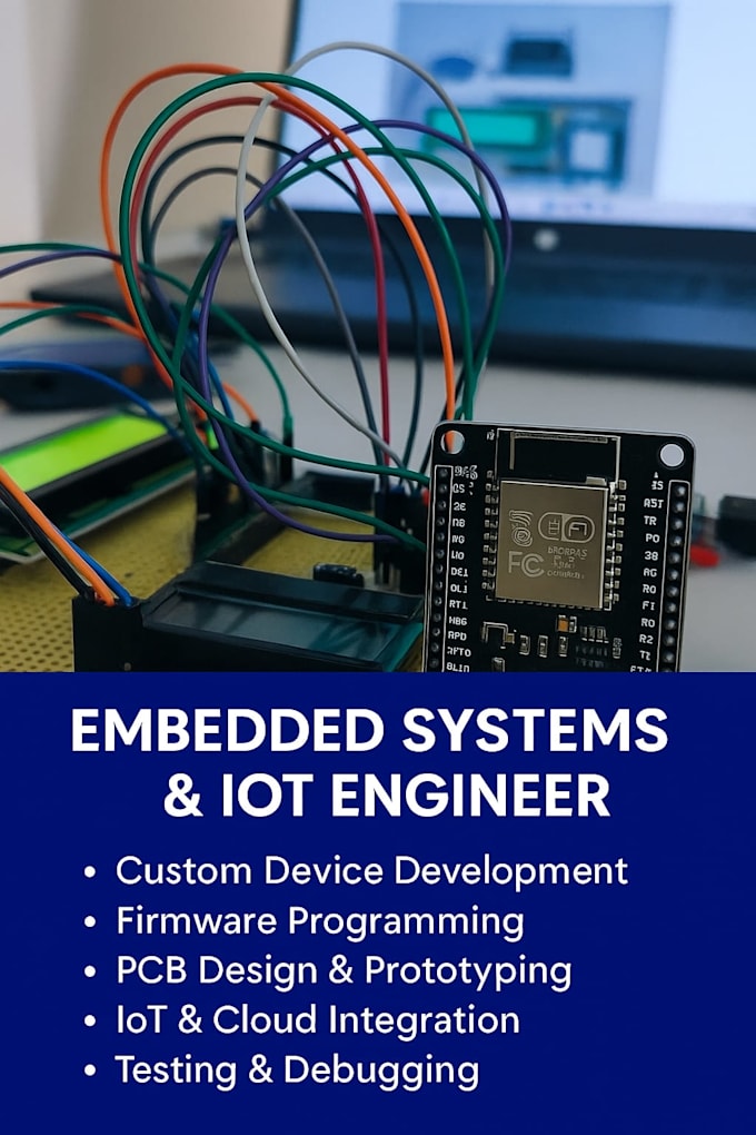 design and develop iot and embedded systems