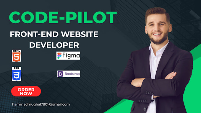 be your expert front end developer for modern, fast, and clean web design