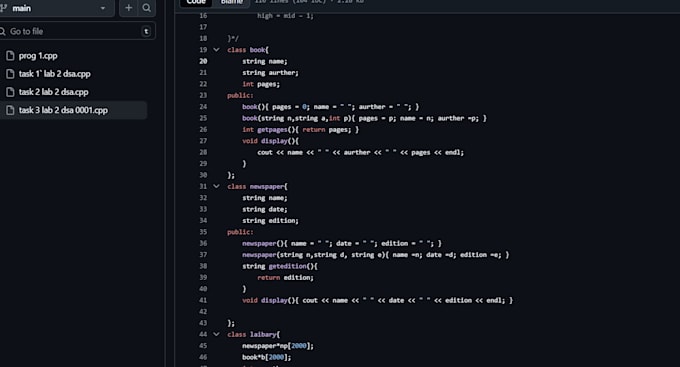 make cpp coding assignment