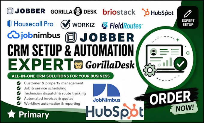 jobber gorilladesk gohighlevel hubspot housecall zapier workiz jobnimbus procore