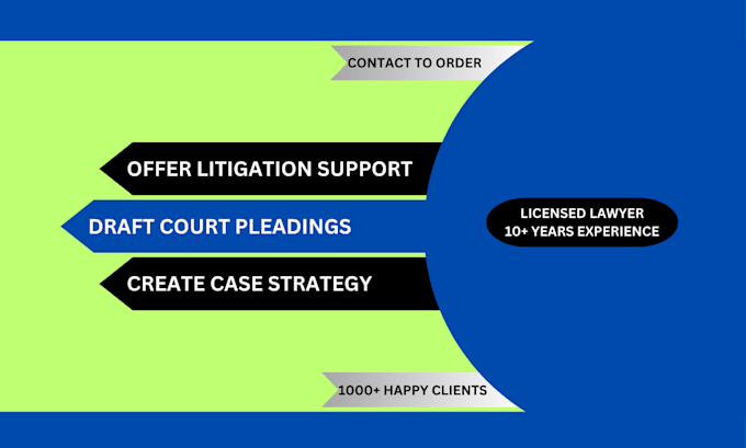 provide professional litigation support and draft court documents