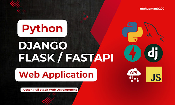 build python web apps and apis with django, flask or fastapi