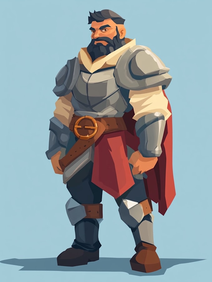Do 2d character design, 2d game character, concept by Fredyfarrington ...