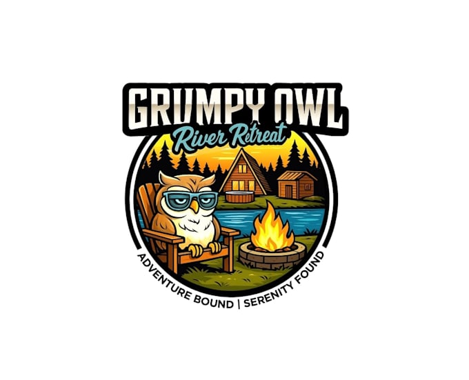 create creative and good looking owl logo design