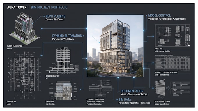 develop custom revit plugins and dynamo automation scripts for bim workflows