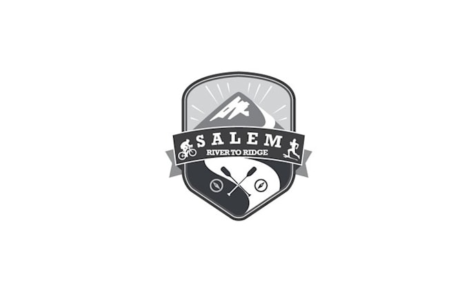 design high quality river to ridge race logo