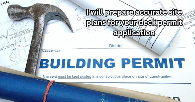 prepare accurate site plans for your deck permit application