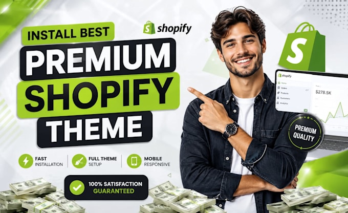 install premium shopify themes like impact, prestige, impulse
