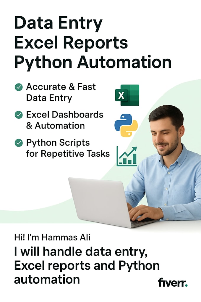 Accurate data entry excel automation and python tasks by Hammasali596 ...