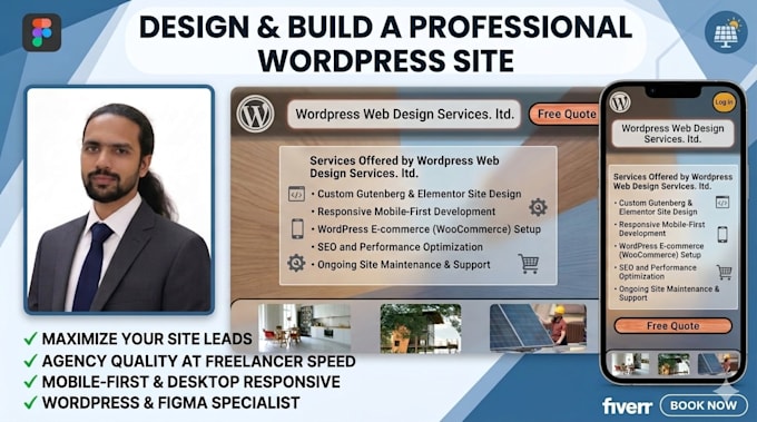 design a custom high converting website for business traffic and lead generation