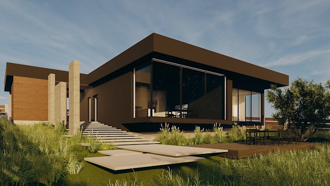 photorealistic exterior 3d visualization