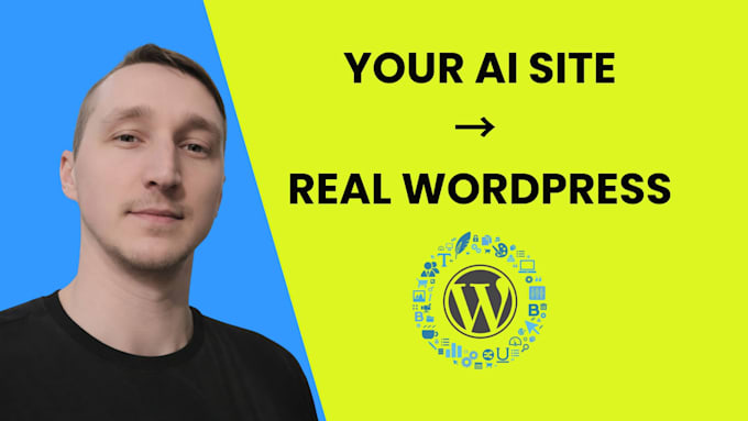 convert your claude, lovable or ai generated site to wordpress