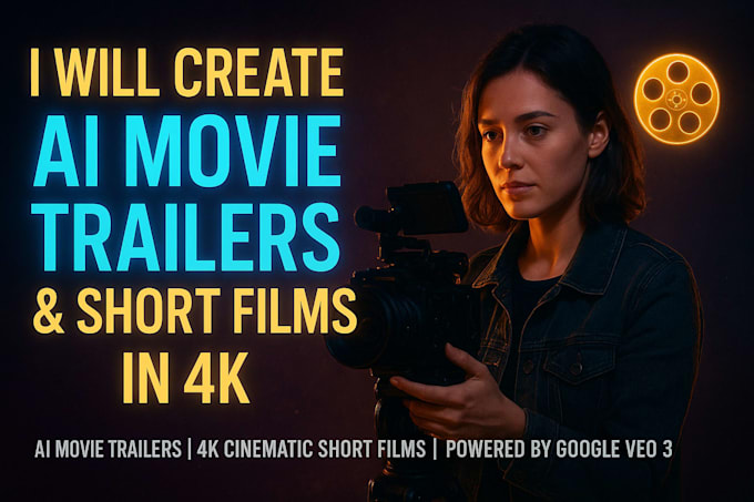 Make ai movie trailer, ai short film 4k cinematic movie trailer with ...
