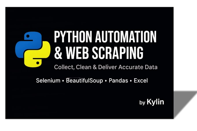 Automate your repetitive tasks with python bots by Kylin018 | Fiverr