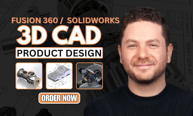 Do 2d, 3d drawings for printing, cnc in solidworks, fusion 360 ...