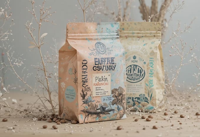 do coffee packaging, coffee bag, label design