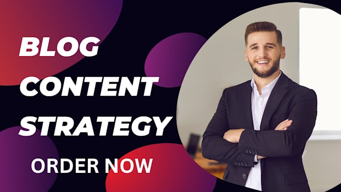 write a blog content strategy to boost traffic