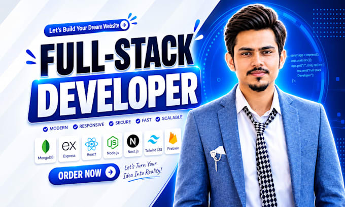 build your custom website as a full stack software developer