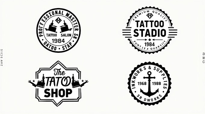 make eye catching tattoo studio logo for your company