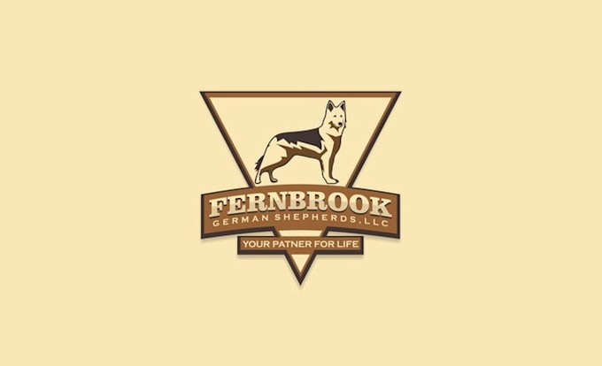 design consulting shepherd dog breeder logo