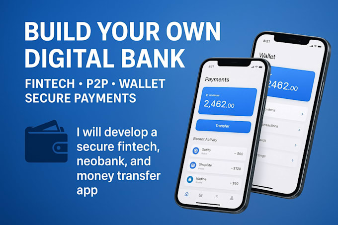 dev shopify payment gateway, wallet app, fintech app, neobank app, transfer app