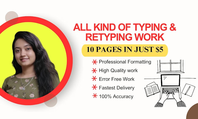 Retyping Job Example Do a fast typing job, retype scanned documents, your typist by Sutapa ...